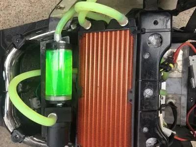 motor liquid cooling