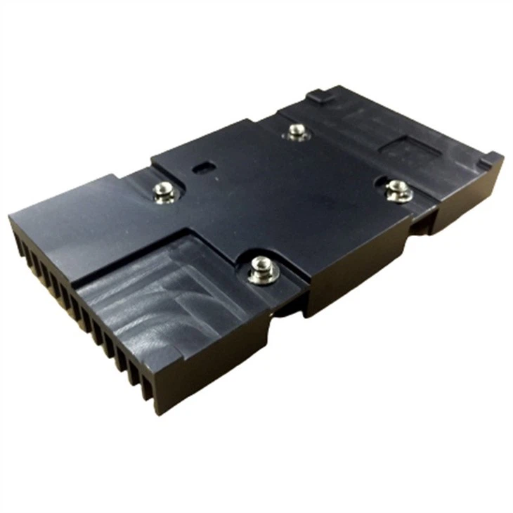 Aluminum Extruded Radiator With CNC Machining For Telecommunication