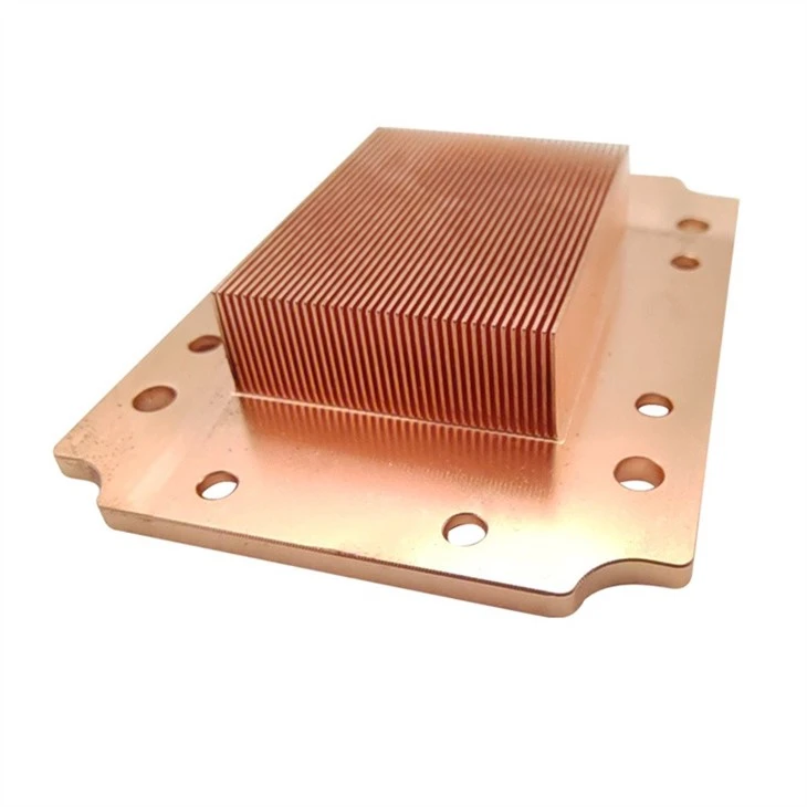 Copper Skived Fin CPU Heat Sink